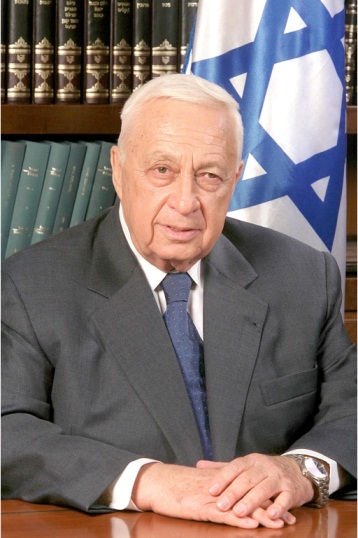 PORTRAIT OF P.M. ARIEL SHARON.פורטרט, ראש הממשלה אריאל שרון.